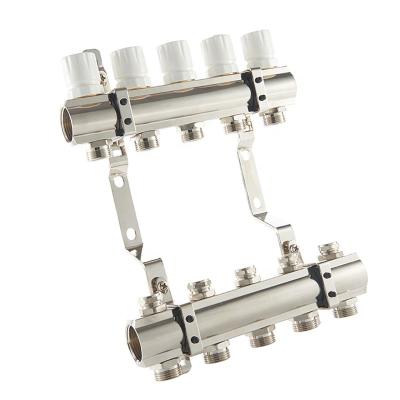 China H2001 Modern Series 2 - 12 Ways Brass Manifold Manifold Manifold For Floor Heating for sale