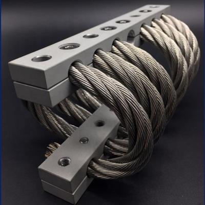 China Automóveis blindados de defesa de alumínio Lançador Motor Stand Energia Choque Vibração Isolamento JGX-1276D-233B Wire Rope Isolator à venda