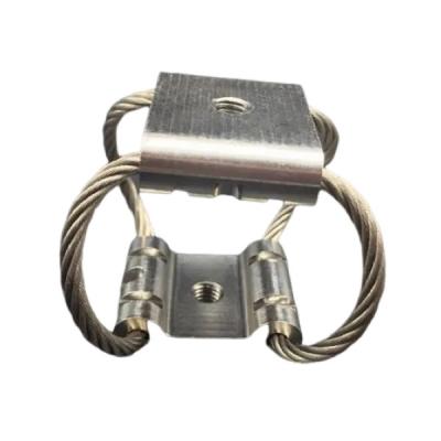 China High-Wire Rope Isolator Stud Mount Vibration Isolators voor video-outgoing-inspectie Te koop