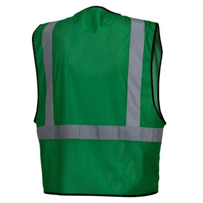 China Wholesale Factory Price Lime Vest Hi Strength Unisex Workwear Water Proof Reflective Safety Vest for sale