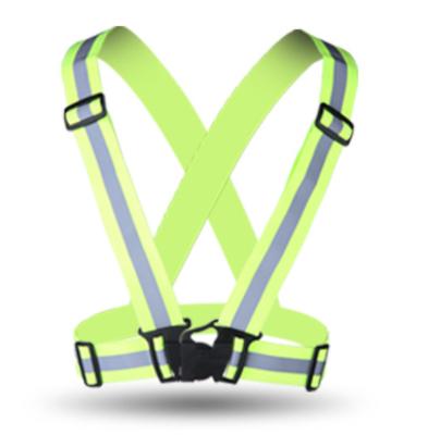 China Water Proof Reflective High Visibility Work Vest Strap Belt Japanese Running Safety Vest for sale