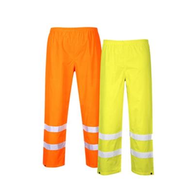 China High Visibility 2020 New Listing High Visibility Reflective Safety Waterproof Work Pants for sale