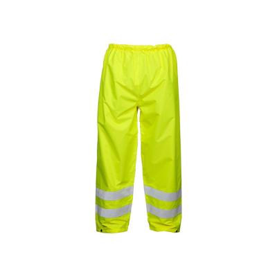 China Professional Traffic Vis Reflective Waterproof Safety Rain Pants Water Proof Highs Waterproof Rain Pants Oxford Polyester for sale