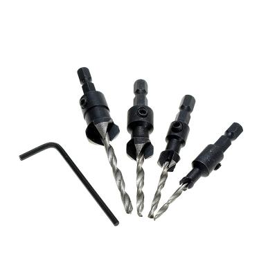 China Hss Wood Drilling Chamfer Flute Countersink Threading and Counterboring Tailor Made Counterbore Bits Knurling Drill for sale