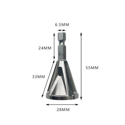 China Wholesale Metal Drilling Factory Countersink Chamfer Tool Trimming Internal Chamfering Drill Bit for Wood and Alloy for sale