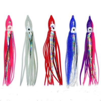 China Easy-Fishing Rubber Wholesale Cheap Squid Octopus Soft Skirts Lure Tuna Fishing Tackle For Sea Fishing for sale