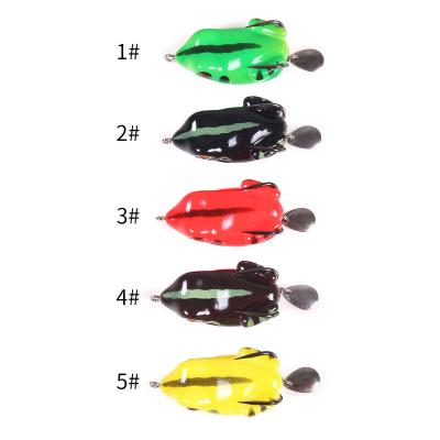 China Fishing Lures Directly Manufacture Sale 10.9g 6cm Artificial Cheap Price On Stock Frog Fishing Lure Bait for sale