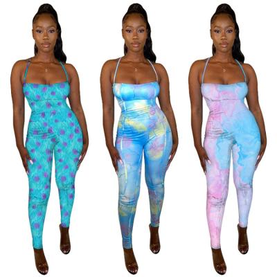 China Lady 2021 Wholesale Summer 2021 Amazon New High Quality Casual Jumpsuit Women Breathable Overalls for sale