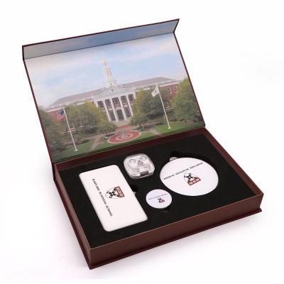 China Kids OEM Logo Gift Sets High End Power Bank Wireless Headset Business for sale