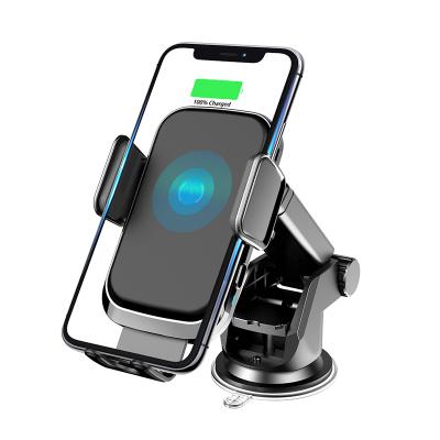 China Earphone 10W QI Car Wireless Charger For Iphone 11 pro For Samsung S10 Auto Fast Mount Air Vent Car Fastening Wireless Charger for sale