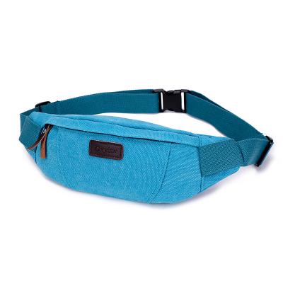 China Anti-theft Bum Bag Retro Fashion Canvas Chest Running Bag And Waist Bag For Men And Women for sale