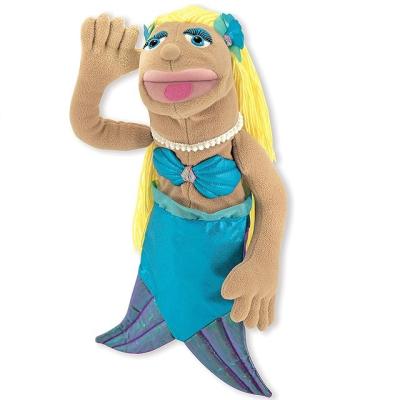 China Gift Mermaid Puppet Ballet Plush Soft Hand Puppet for Cosplay Storytelling for sale