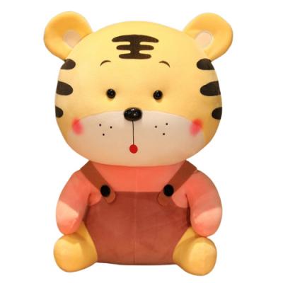 China Custom Cute Tiger Mascot Plush Toy Doll Tiger Gift Strap Cute Cute Year Birthday Gift For Girlfriend Factory Direct Sales for sale