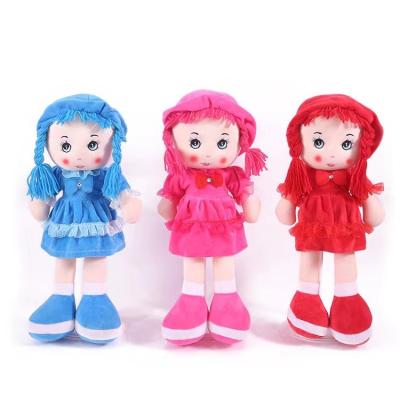 China High Quality Soft Super Warm Custom Ragdoll Soft Plush Skirt Trim Lace Fabric Customizable Sale Music for sale