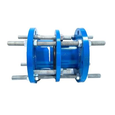 China Connect pipes double flange mechanical coupling carbon steel pipe disassembly joint hot sale with low price for sale