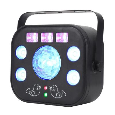 China Stage New Product DJ Theater Lighting 5 In 1 RGBW Nightclub Sound Activated Party Lights for sale