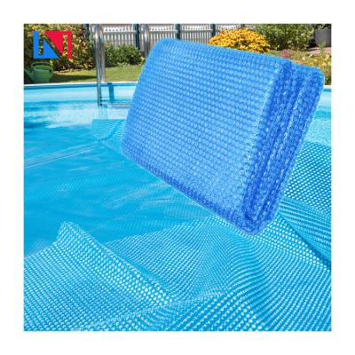 China Swimming Pool and Spa Cover Customized Polyethylene Waterproof Telescopic Bubble Pool Solar Cover for Swimming Pool for sale