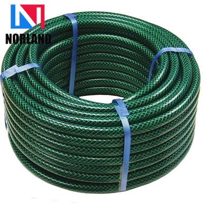 China Anti Abrasion Light Duty Flexible Potable Safe Sprinkler Drinking PVC Knitted Garden Hose Pipe for sale