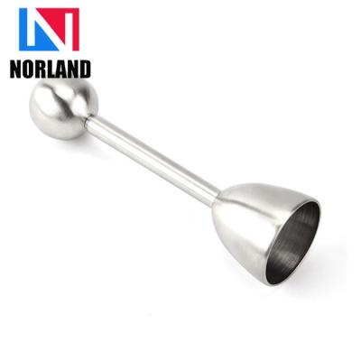 China 304 Stainless Steel + 430 Stainless Steel Handle Kitchen Cooking Shell Opener Egg Topper Stainless Steel Breakfast Egg Cutter Opener for sale