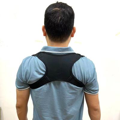 China Back Support Belts Hot Sale Front Clavicle Strap Back Belt Posture Corrector Clavicle Brace Support Sports Fitness Lumbar Back Brace for sale