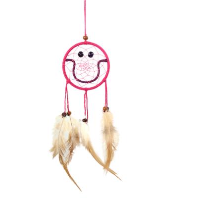 China Wholesale handmade feather household maker mini dreamcatcher decoration handmade for sale