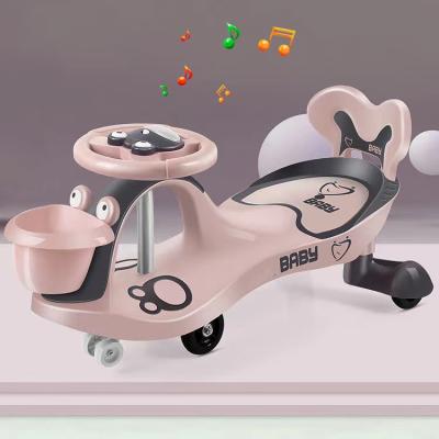 China 360 Degree Rotating Top Selling Ride On Scooter Baby Walker Kids Swing Car for sale