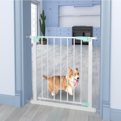 China Adjustable Dog Cat Fence Stair Door Auto Baby Safety Guard Gate Door Auto Close for Child Baby Safety Gate for sale