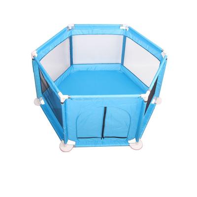 China Modern Portable Baby Playpens Children's Safety Play Barrier Safety Playpen Fence For Baby for sale