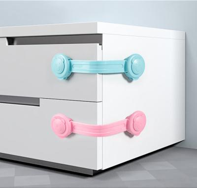 China Cabinet Cupboard Fridge Child Kids Baby Safety Door Drawers Cupboard Oven Cabinet Adhesive Belt for sale