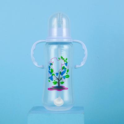 China Food Grade PVC Free Silicone Infant Baby Feeding Bottle Free Feeding Milk Bottles for sale