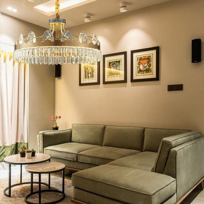 China Modern Living Room Crystal Led Pendant Light Luxury Indoor Restaurant Decoration New Product for sale