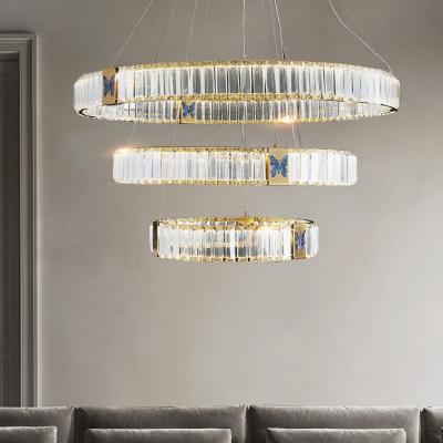 China Modern European Style Design Living Room Dining Room Luxury Hanging Led Chandelier for sale