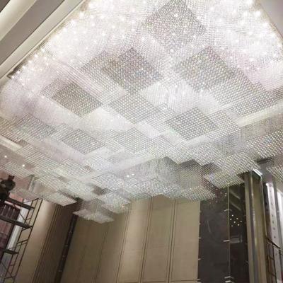 China Modern Popular Custom Hotel Lobby Restaurant Wedding Large Luxury Led Ceiling Chandelier Light for sale