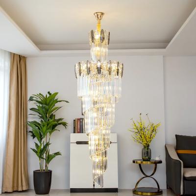 China Modern Luxury Lobby Decoration Hotel Restaurant Style New Arrival LED Crystal Chandelier for sale