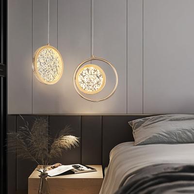 China Modern Modern Restaurant Crystal Led Pendant Light Modern Style Decoration Bedroom Living Room Luxury for sale