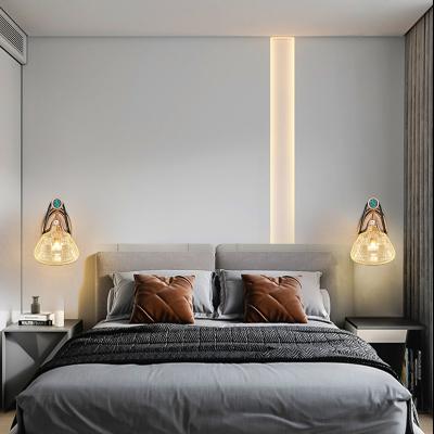 China New Design Modern Iron Indoor Bedroom Restaurant Stainless Steel Interior Luxury Led Wall Light for sale