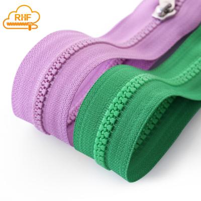 China Other support tension color quick proofing plastic backpack zipper zipper for sale