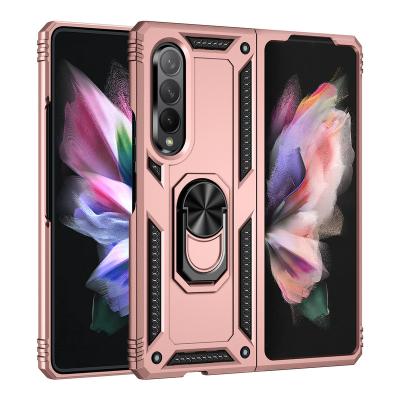 China Geili Shockproof Manufacture Hot Selling Armor Series Anti Fall Phone Case With Stand Function For Samsung Galaxy Z Fold 3 for sale