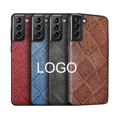 China Geili Shockproof Custom For Samsung S20 Plus S21 Ultra Top Layer Whip Anti Fall Genuine Leather Phone Case for sale