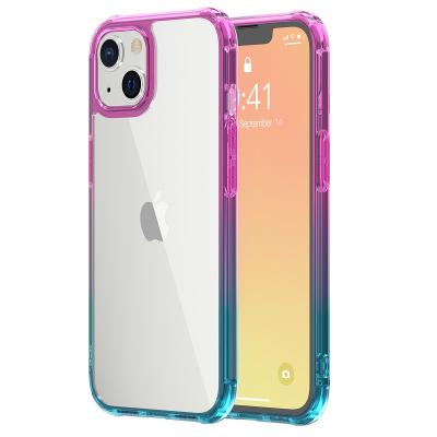 China Shockproof For 2021 Fashion Iphone12 pro 13 Pro 11 Pro 11 Pro Back Cover Soft Tpu Mobile Phone Case Max Gradient Rainbow Color for sale