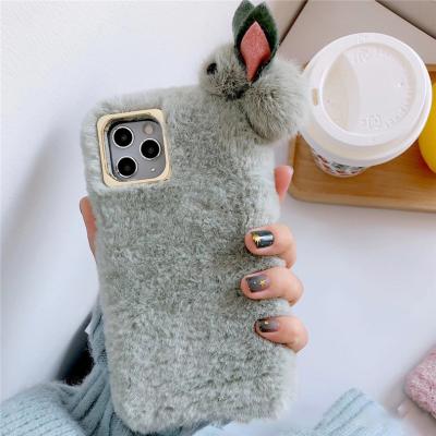 China Geili Winter Plush Carcasa De Telefono Shockproof Phone Case For Iphone X/xr 11 12 pro Max Fashion Protective Cover for sale