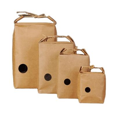 China High Quality Recyclable Reclaimable Paper Sack Craft Paper Bag High Quality Custom Paper Bag for sale