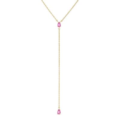 China QLEESI 18K Gold Fashion Clavicle Chain Necklace Jewelry Wholesale 925 Women's Silver Chain Necklaces for sale