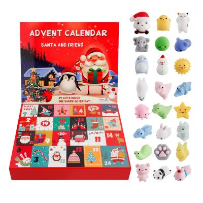 China Recycled Materials Wholesale Custom Manufacturer Latest Design Christmas Gift Box Luxury Fidget Advent Calendar for sale