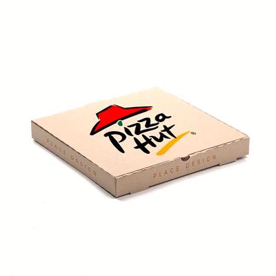 China Recycled Materials Wholesale Manufacturer Custom Design Food Box Latest Corrugated Brown Paper Box For Pizza for sale