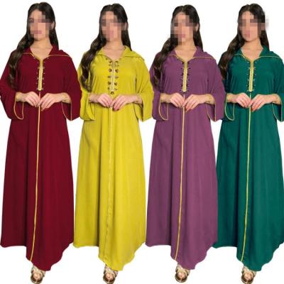 China Wholesale Ready To Ship Long Robe Evening Dress Women Prayer Dress For Women Abaya Muslim Dress ZX_MQ002 for sale