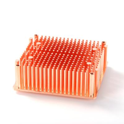 China LED lights cold custom heatsink 70.2*67.8*20mm dodging heatsink cpu heatsink heatsink forging pin heatsink fin heatsink 70.2*67.8*20mm copper for sale