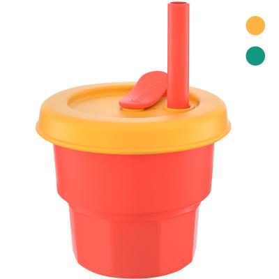 China Cute BPA Free Sippy Cup Baby Water Silicone Snack Toddler Cup Custom Kids Training Cups For Kids Christmas Gift With Lids And Cups straws for sale