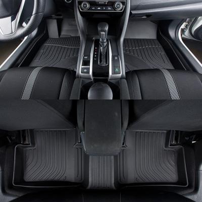 China Luxury Car All-weather Mat Guard Car Floor Liner Waterproof Mat For GMC 2021 Yukon 8 Seat (Not For Yukon XL) for sale