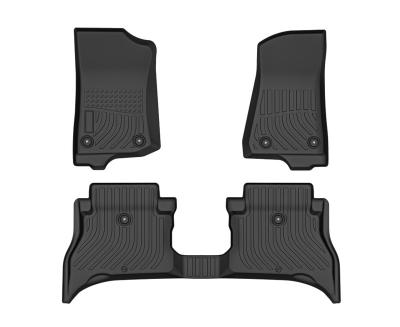 China Business/Wholesale Luxury Cargo Tray Car Floor Strip Liner 3D Car Floor Mat Pads Auto Parts For Jeep Wrangler 4xe for sale